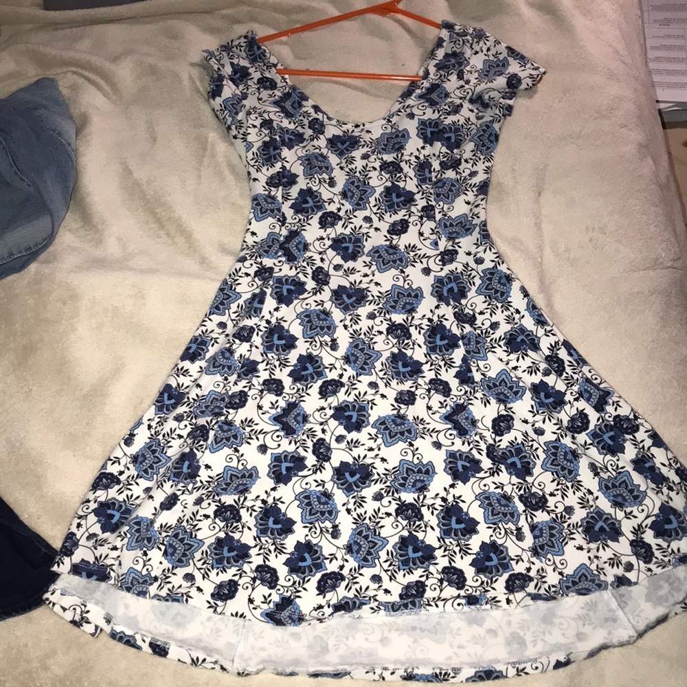 Floral skater dress
